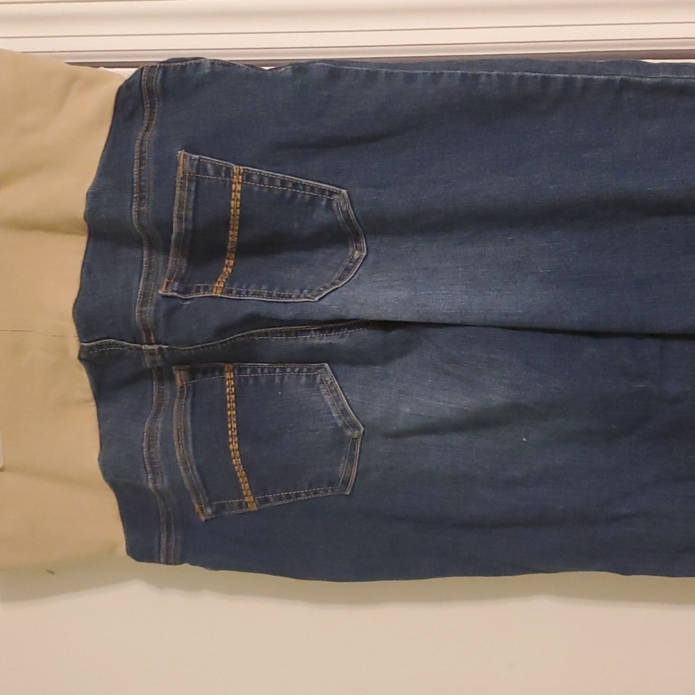 Three Seasons Maternity jeans. Large. EUC. - Picture 5 of 7